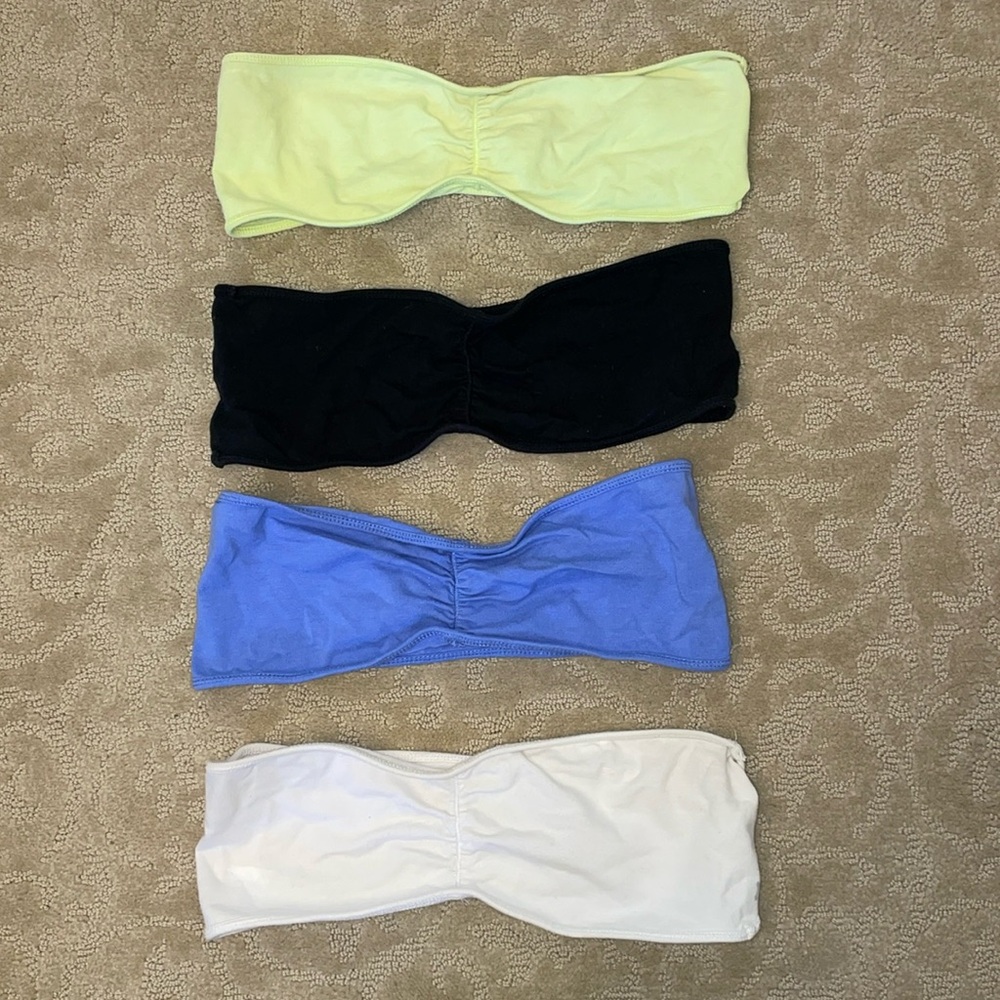 Garage Bandeau/Bralette Bundle (includes all 4)